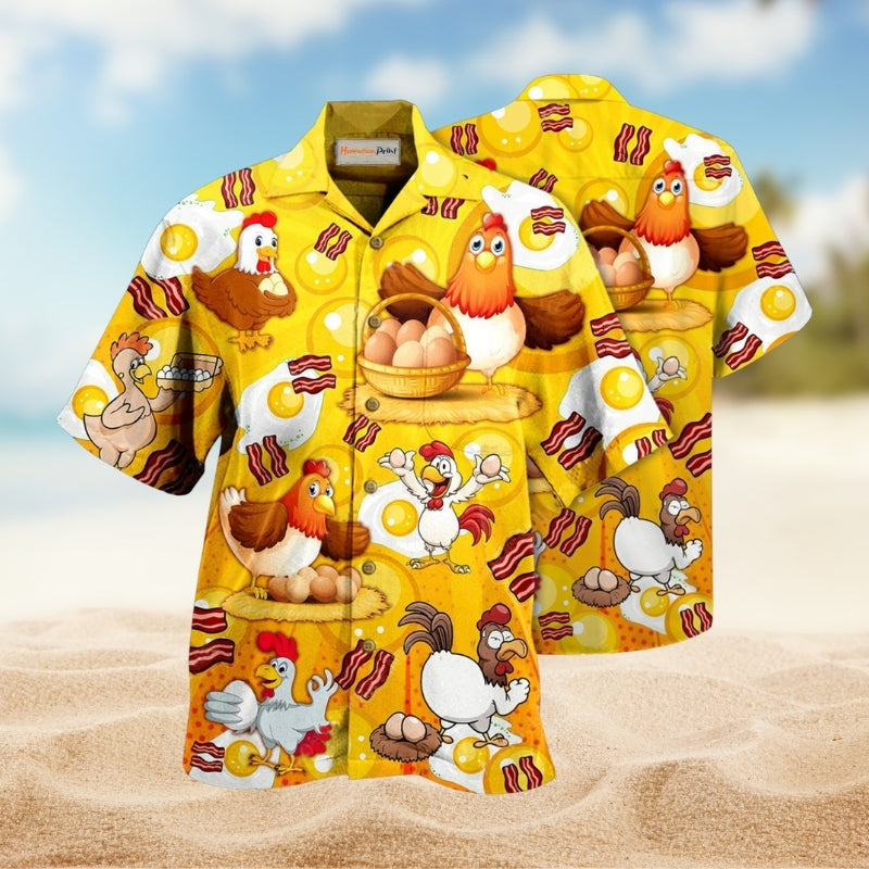 Farm Chickens The Pet That Poops Breakfast Limited Edition – Hawaiian Shirt