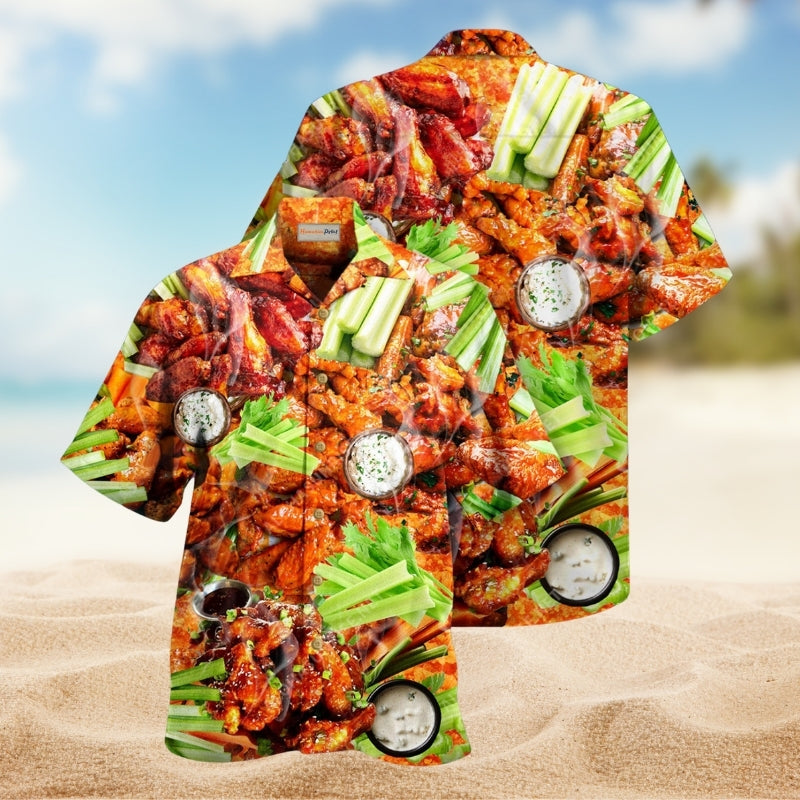 Farm Food Ain’t Nothing Chicken Wing Limited Edition – Hawaiian Shirt