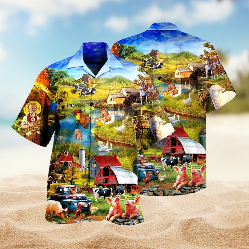Farm Love Animals Limited Edition – Hawaiian Shirt