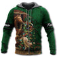 Farm Love Christmas Tree Green - 3D Hoodie