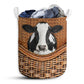 S: 17.72”x13.78” (45x35 cm) Farm Cow Basic Style – Laundry Basket - Owls Matrix LTD