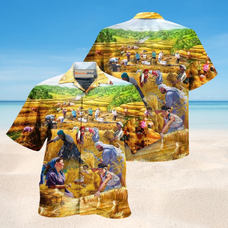 Farmer Happiness Is Harvesting Edition - Hawaiian Shirt