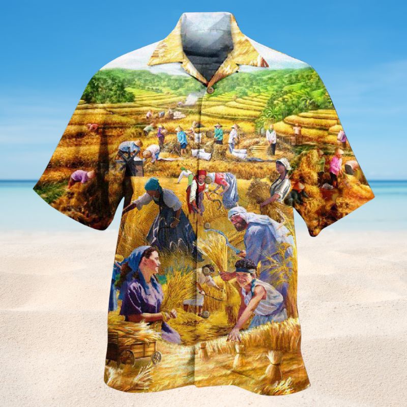 Farmer Happiness Is Harvesting Edition - Hawaiian Shirt