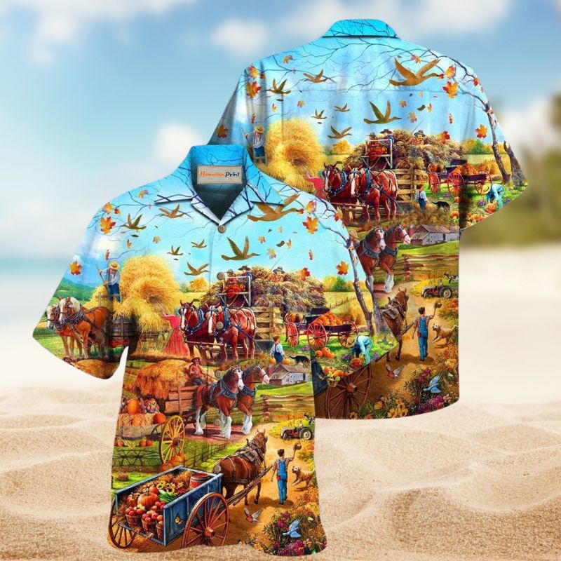 Farmer Happy Harvesting Edition – Hawaiian Shirt