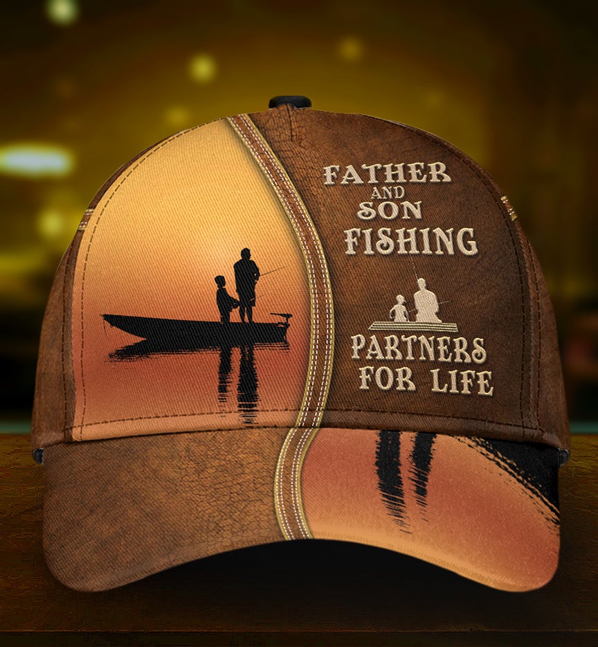 Father And Son Fishing Partners For Life – Classic Cap