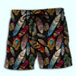 Colorful Native Feather Artistic - Beach Short
