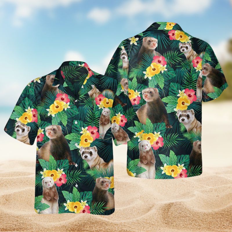 Ferrets Tropical Summer Vibes Edition – Hawaiian Shirt