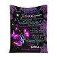 Fibromyalgia Awareness Butterfly 50 x 60 Inch Flannel Blanket For Cozy Bedroom And Sofa Decor