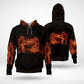 Fire Fencing Sport Art – 3D Hoodie