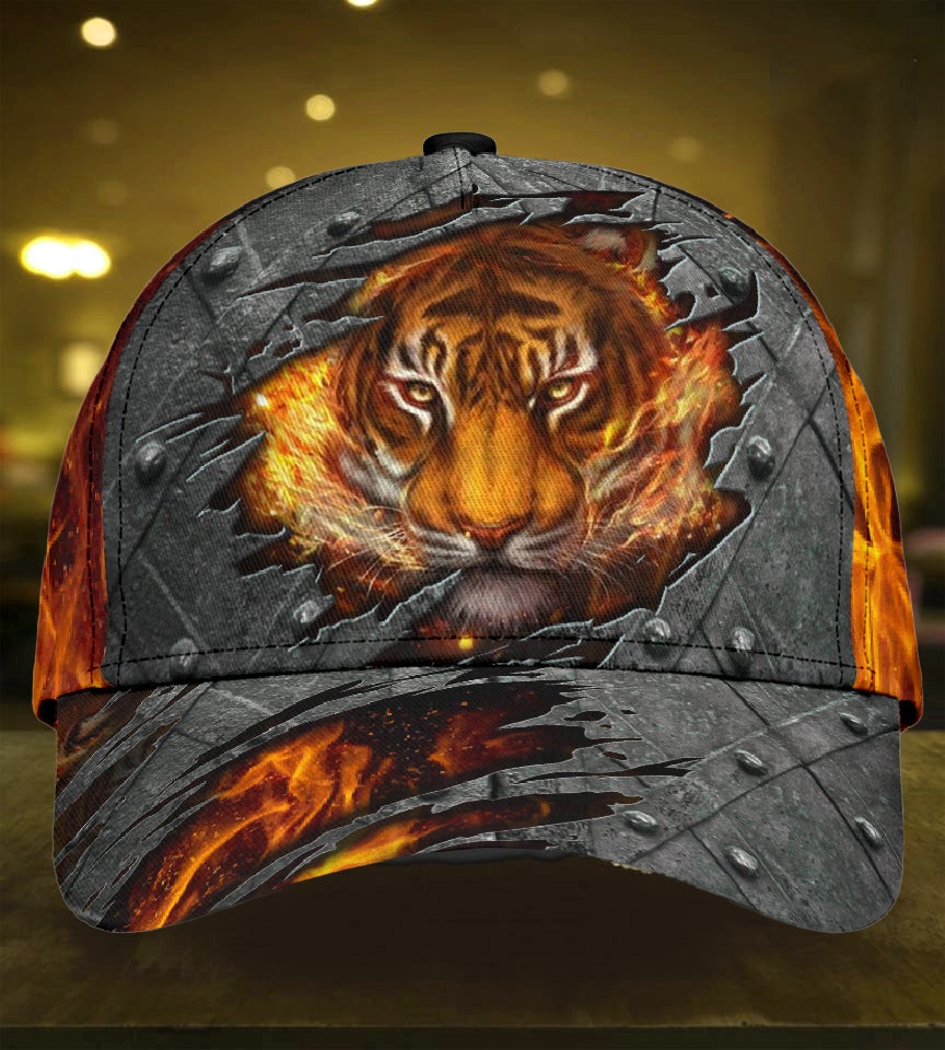 Fire Tiger Lava Energy Style – Classic Cap