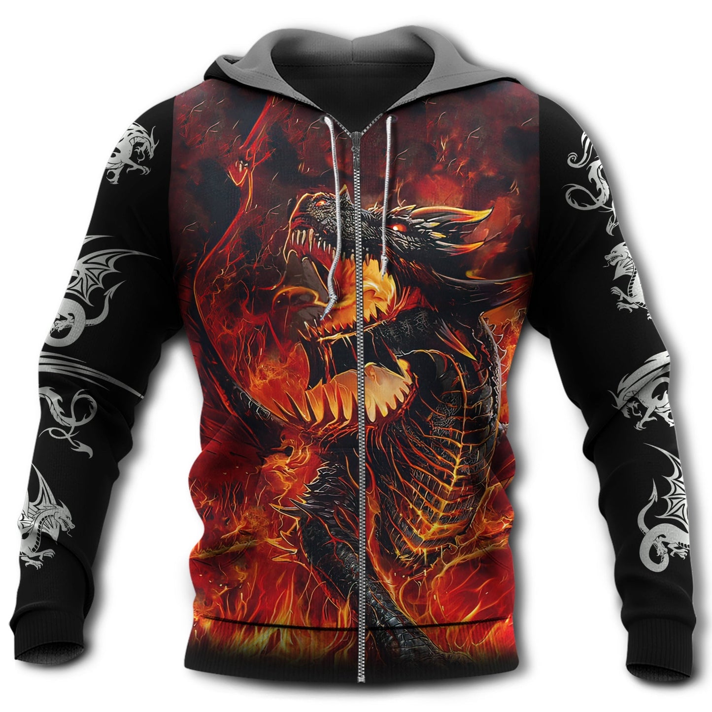 Fire Dragon Strong Fantasy - 3D Hoodie