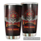 Firefighter Skull Personalized 20 Oz Tumbler
