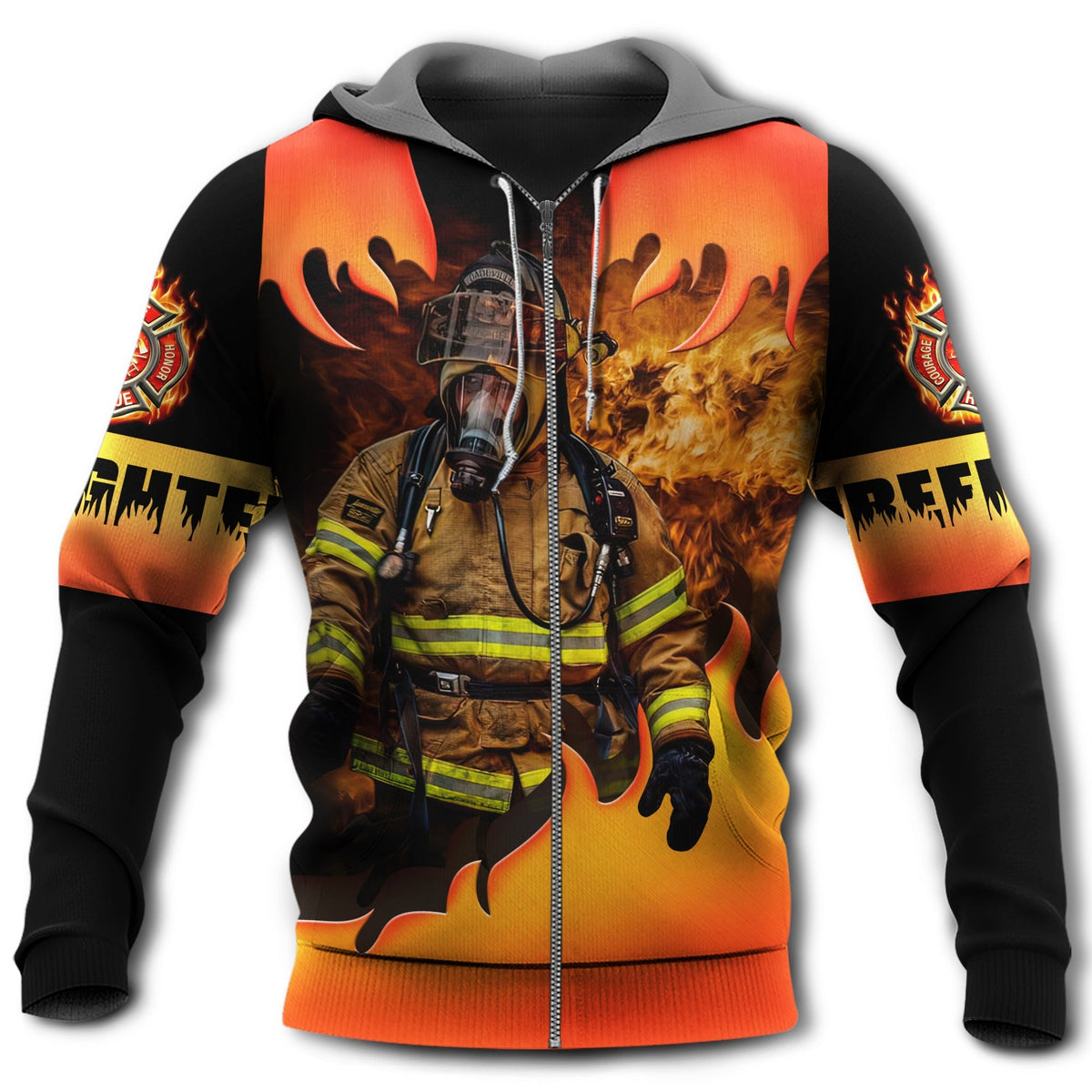 Firefighter First In Last Out - 3D Hoodie