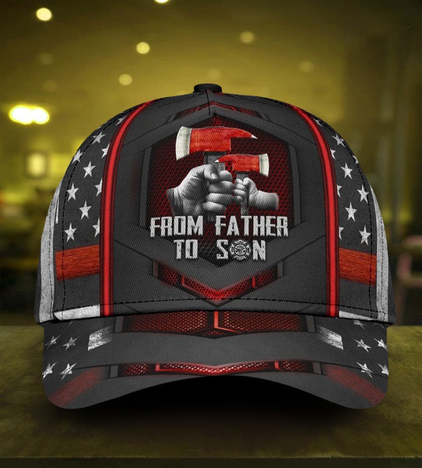 Firefighter Father To Son – Classic Cap