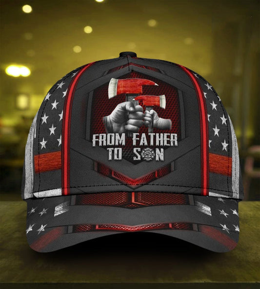 Firefighter Father To Son – Classic Cap
