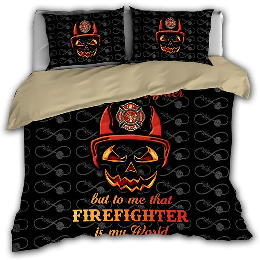 Firefighter Pride Bedding Cover For Firefighter Bedroom Decor