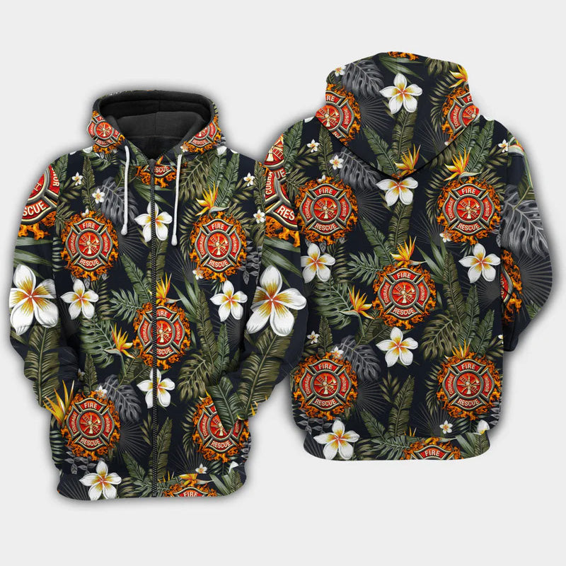 Firefighter Lover Art – 3D Hoodie