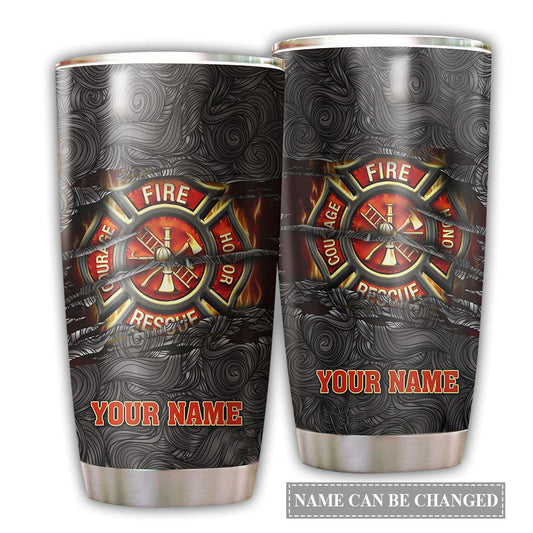 Firefighter Symbol Personalized 20 Oz Tumbler