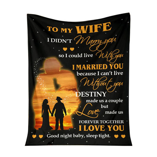Firefighter To My Husband Fathers Day 50 x 60 Inch Flannel Blanket For Cozy Bedroom And Sofa Decor