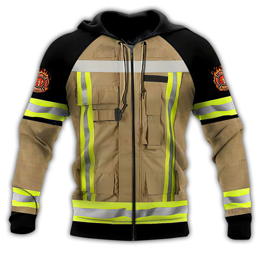 Firefighter Uniform Personalized - 3D Hoodie