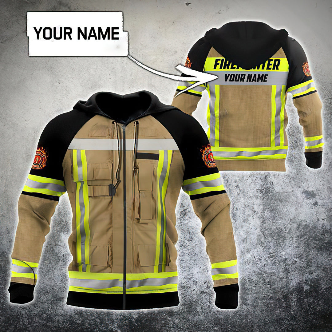 Firefighter Uniform Art – 3D Hoodie