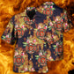 Firefighter Tropical Floral Style – Hawaiian Shirt