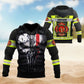 Firefighter Skull Cool Style - 3D Hoodie