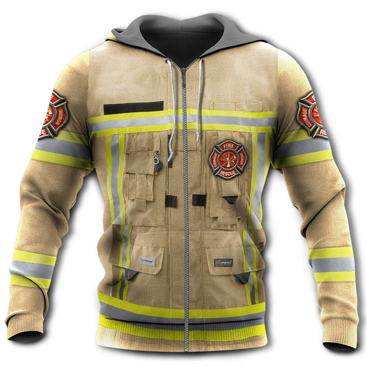 Firefighter Strength Art Style - 3D Hoodie