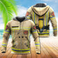 Firefighter Strength Art Style - 3D Hoodie