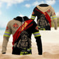 Firefighter Strong Proud Personalized - 3D Hoodie