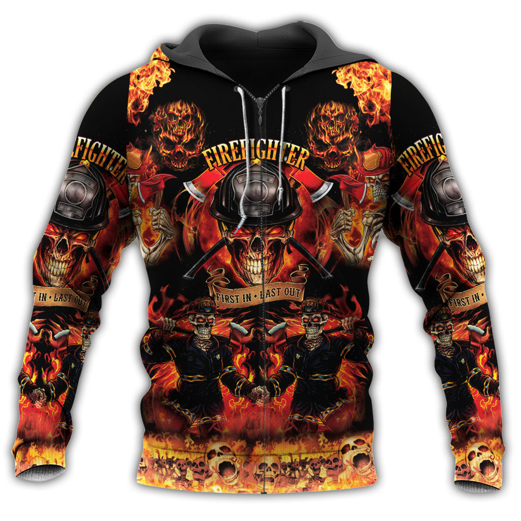 Firefighters On Fire Love Life Style - 3D Hoodie