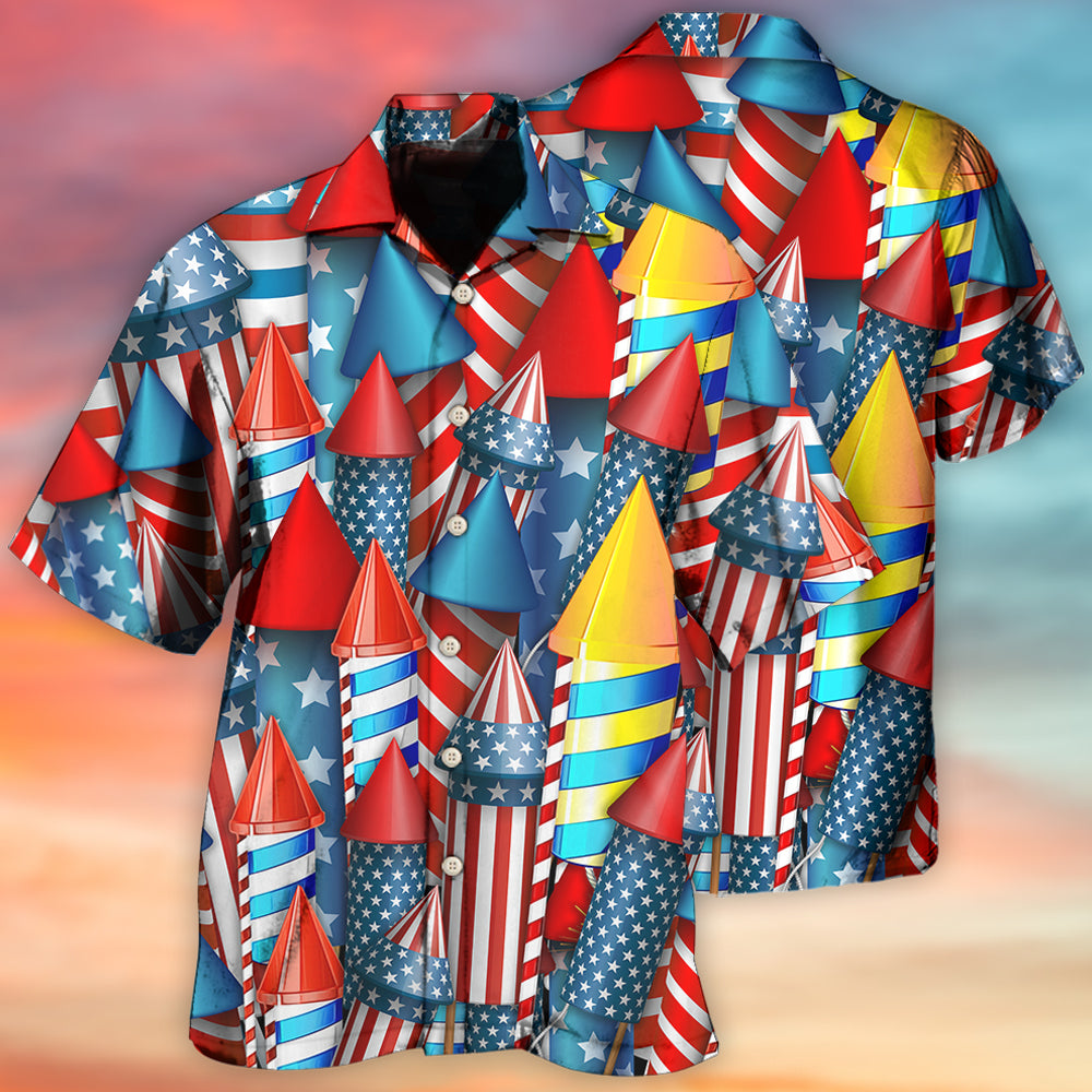 Fireworks Independence Day Celebration – Hawaiian Shirt