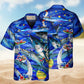 Fish Love Ocean Blue Christmas – Hawaiian Shirt