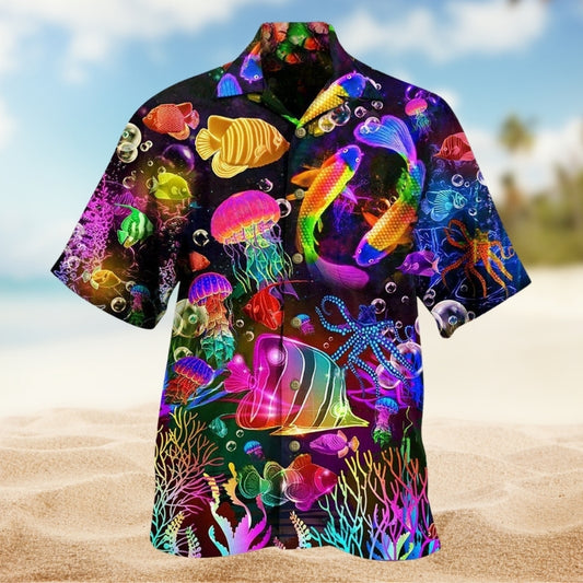 Fish Rainbow Lovely Limited Edition – Hawaiian Shirt