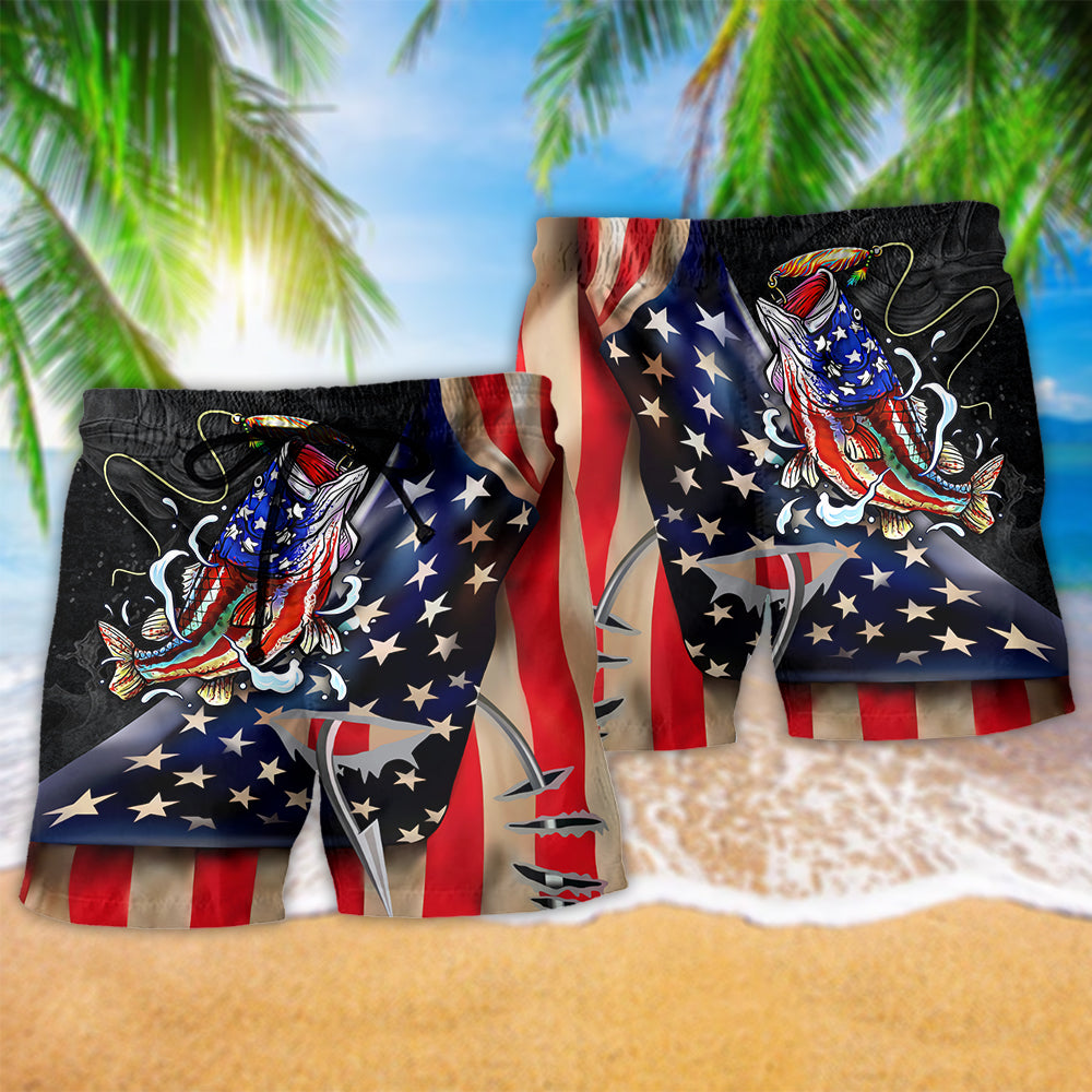 Bass Fishing American Outdoor Life – Beach Short