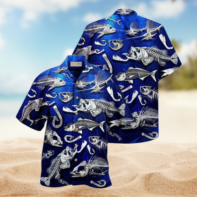 Fishing Fishbone Style Limited Edition – Hawaiian Shirt