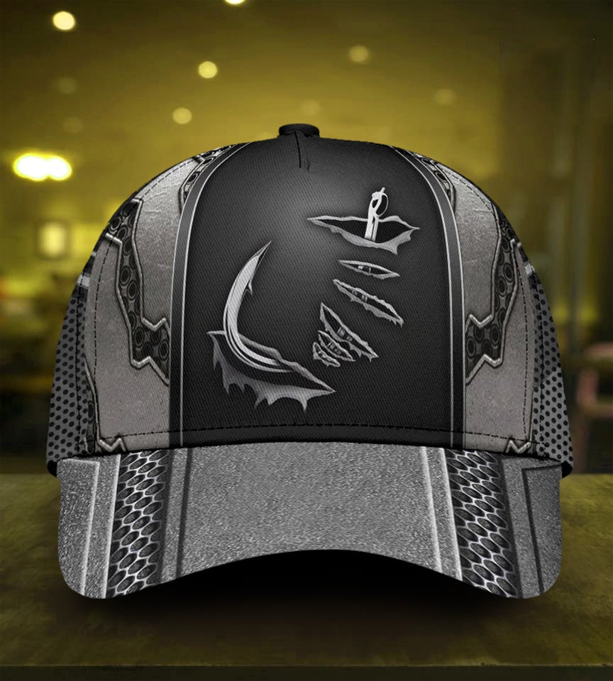 Fishing Hook Angler Lifestyle Theme – Classic Cap