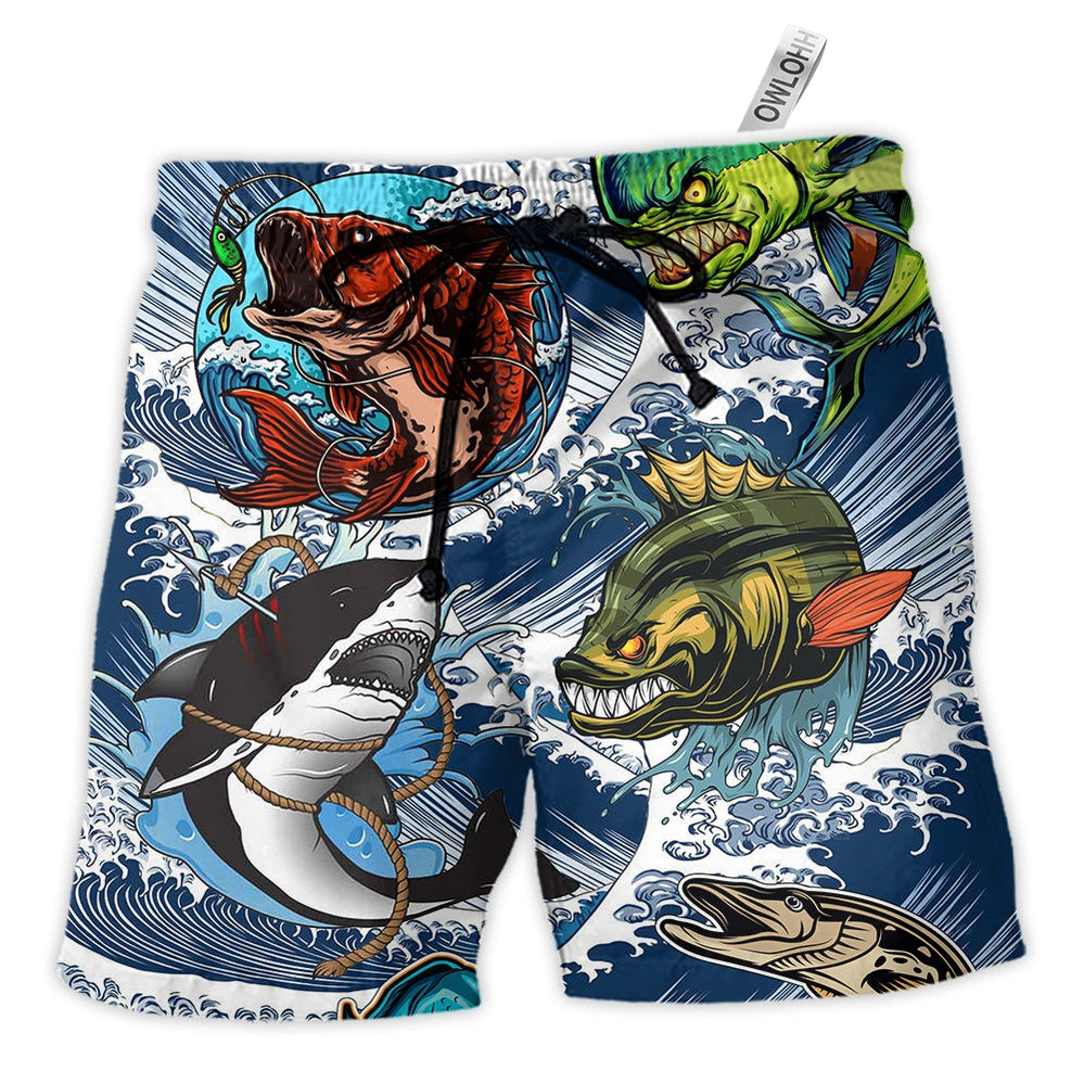Beach Short / Adults / S Fishing Is My Life - Beach Short - Owls Matrix LTD