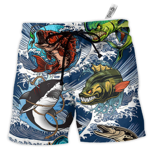 Beach Short / Adults / S Fishing Is My Life - Beach Short - Owls Matrix LTD