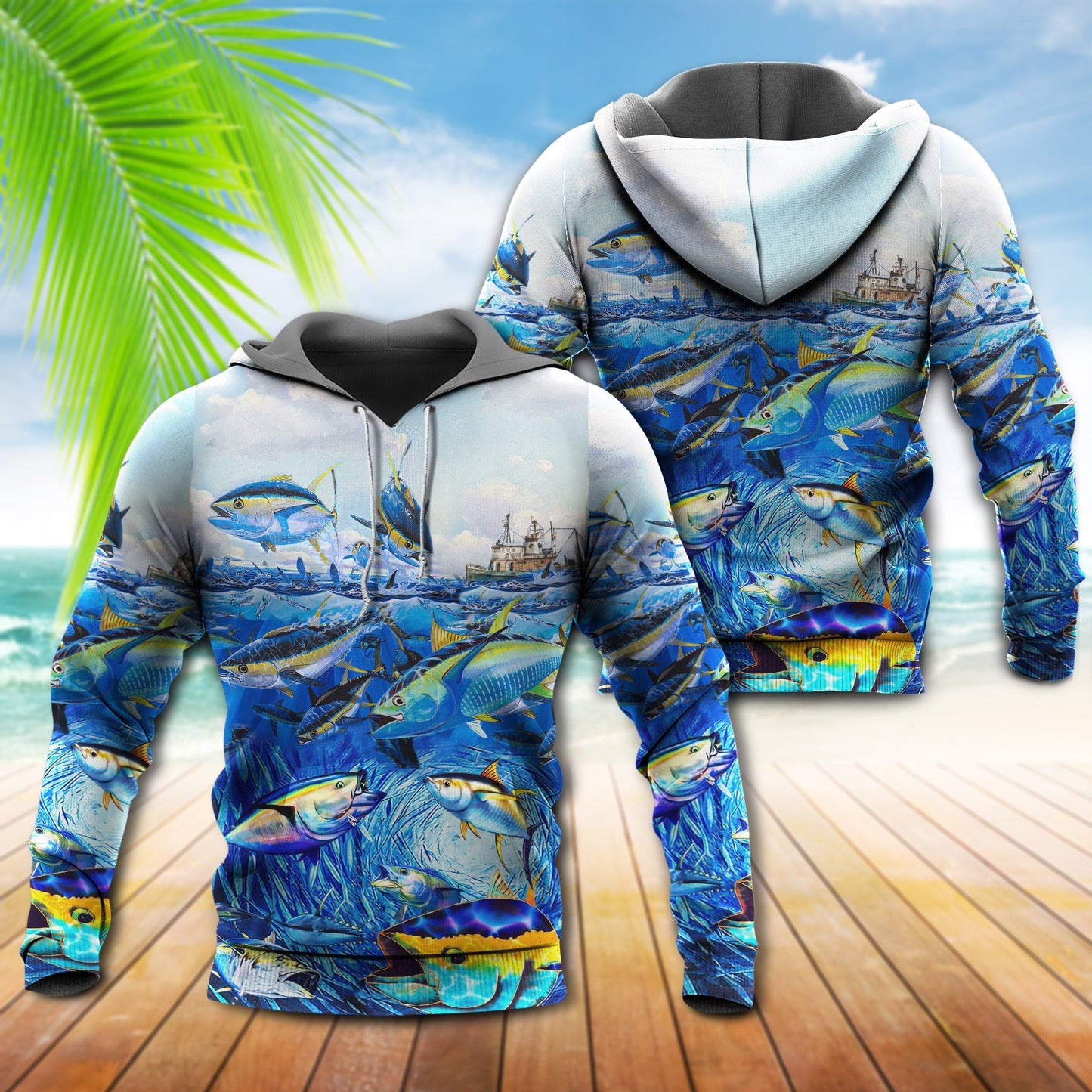 Fishing Love Ocean Fish Style - 3D Hoodie
