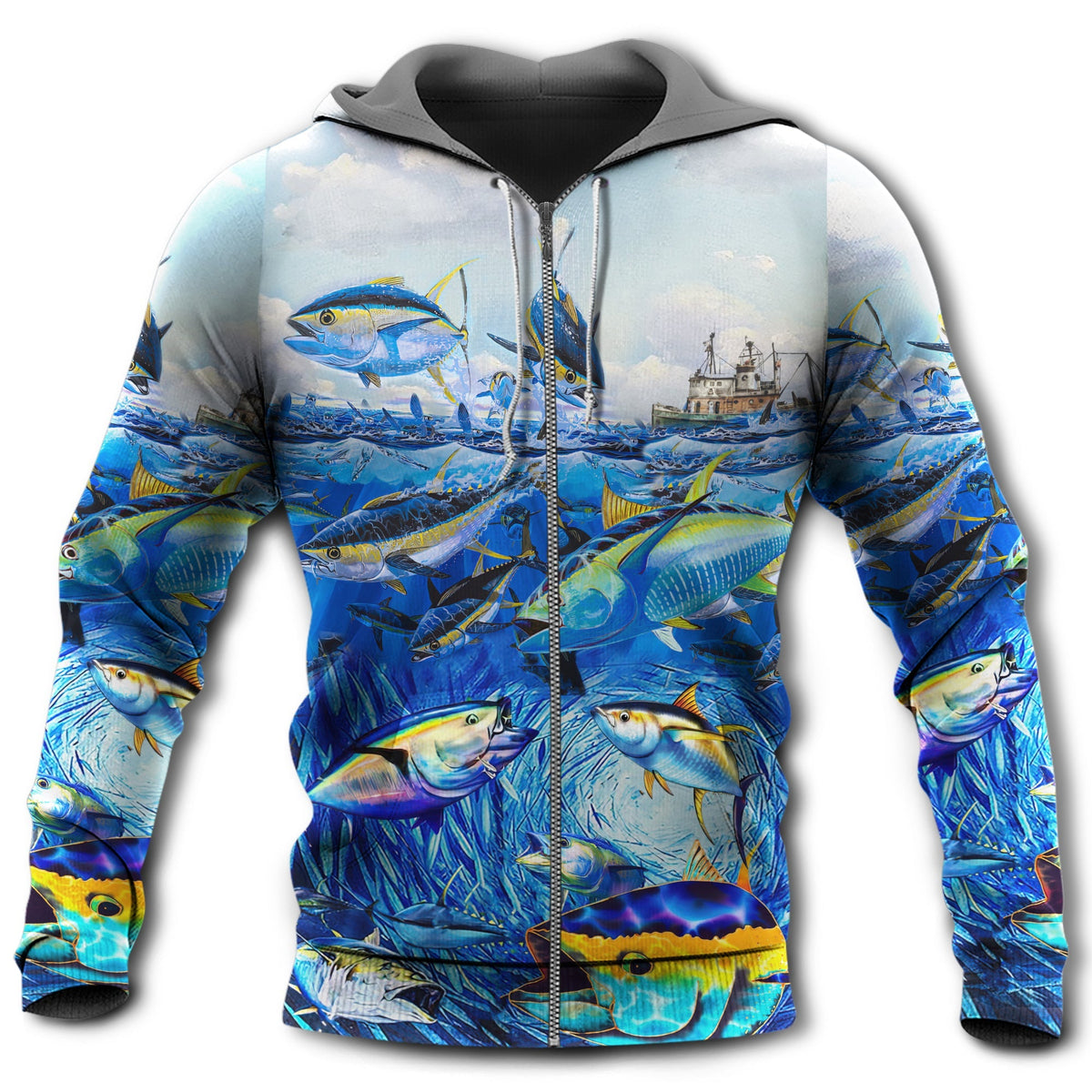 Fishing Love Ocean Fish Style - 3D Hoodie