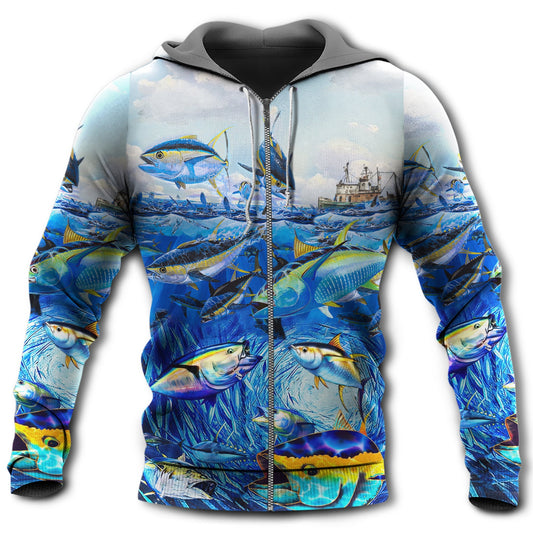 Fishing Love Ocean Fish Style - 3D Hoodie