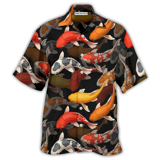 Hawaiian Shirt / Adults / S Koi Fish Basic Lovely - Hawaiian Shirt - Reefox