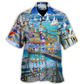 Fishing Pier Enjoy The Moment - Hawaiian Shirt - Reefox