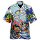 Fishing Is My Life Big Waves - Hawaiian Shirt - Reefox