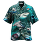 Hawaiian Shirt / Adults / S Shark In A World Full Of Fish Be A Shark - Hawaiian Shirt - Reefox