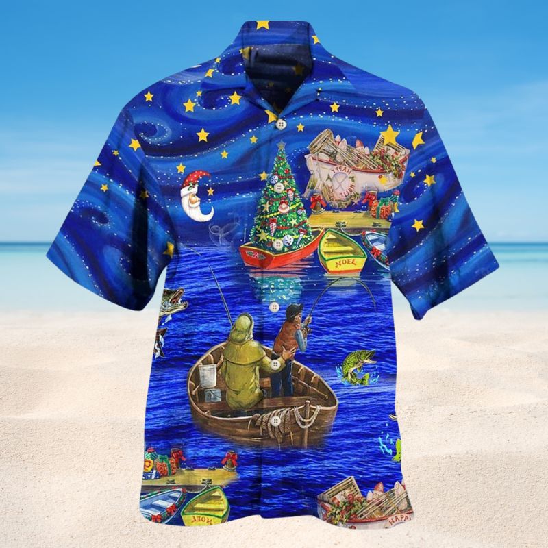 Fishing Lover Christmas Edition – Hawaiian Shirt