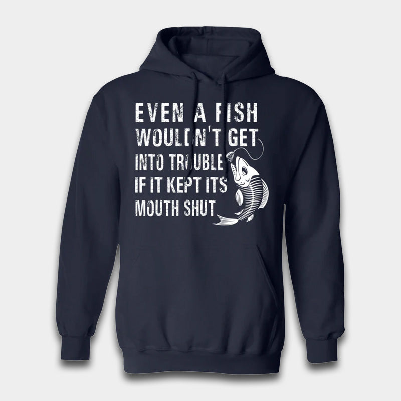 Fishing Mouth Shut Graphic – 3D Hoodie
