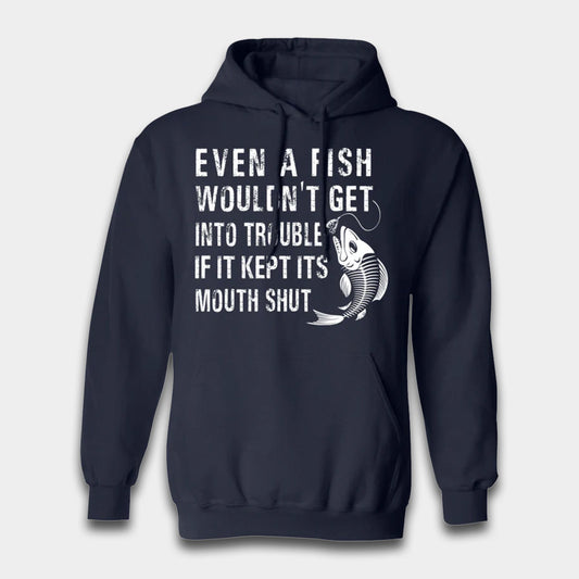 Fishing Mouth Shut Graphic – 3D Hoodie