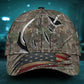 Fishing Pattern Ocean Outdoor Theme – Classic Cap
